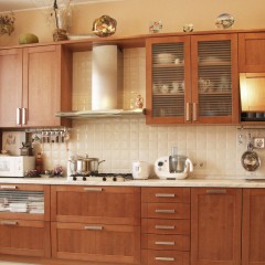 Кухня цвета орех Клония