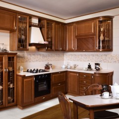 Кухня цвета орех Ариана