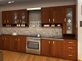Кухня цвета орех Кристина