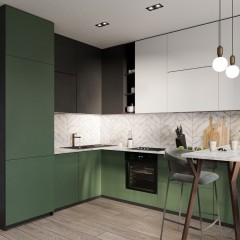 Зеленая кухня Николь