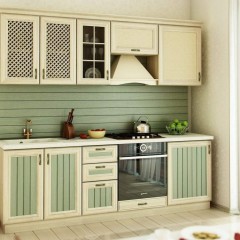 Кухня оливкового цвета Лиана