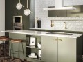 Кухня оливкового цвета Амелия