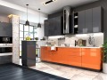 Кухня оранжевого цвета Адель