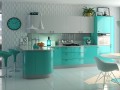 Бирюзовая кухня Скайла
