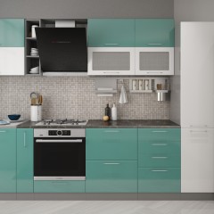 Бирюзовая кухня Томми