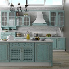 Бирюзовая кухня Данди