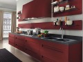 Кухня вишневого цвета Мария