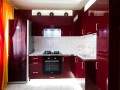 Кухня вишневого цвета Аглая