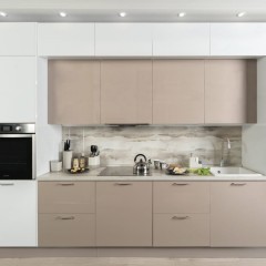 Кухня цвета кофе с молоком Муза