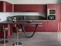 Кухня вишневого цвета Лика