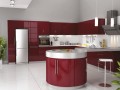 Кухня вишневого цвета Ивана