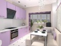 Сиреневая кухня Нева