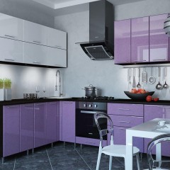 Сиреневая кухня Медиум