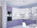 Сиреневая кухня Лон