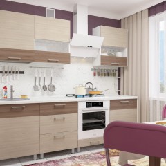 Бежевая кухня Шампань