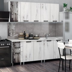 Двухметровая кухня Коралия