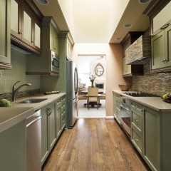 Кухня двухрядная Леонора