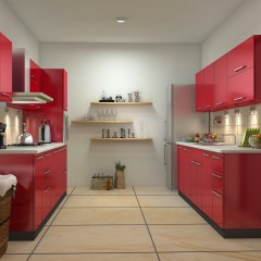 Кухня двухрядная Илантра