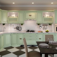 Кухня МДФ окрашенный Лиана