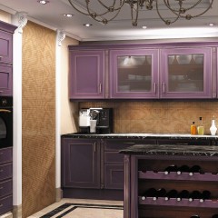 Кухня МДФ окрашенный Мелания