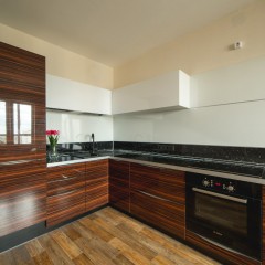 Кухня лакированная плита МДФ Эстель