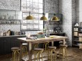 Кухня лофт Мане