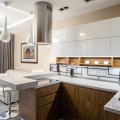 Кухня из шпона Паола