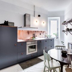 Кухня из шпона Ками