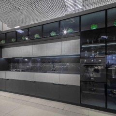 Кухня темная Агатия