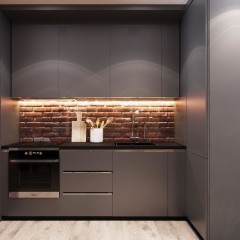 Кухня темная Ирис