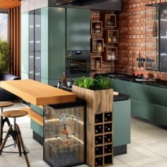 Кухня темная Ясмин