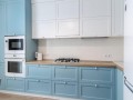 Кухня голубая Лина