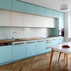 Кухня голубая Милена