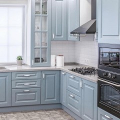 Кухня голубая Гора