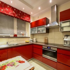 Кухня цветная Лилия