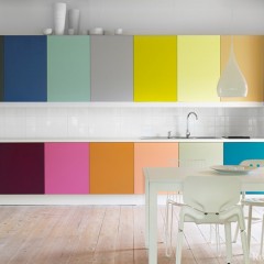 Кухня цветная Радуга