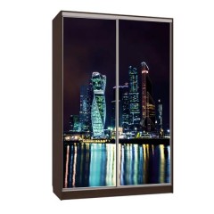 Шкаф-купе с фотопечатью Гранд ночной город