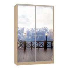 Шкаф-купе с фотопечатью Гранд горы