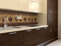 Кухня коричневая Умина