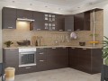 Кухня коричневая Туллия