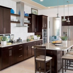 Кухня коричневая Флориана