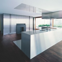 Кухня металлического цвета Киона