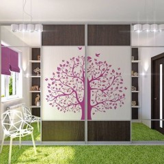 Шкаф-купе для девочек Дерево