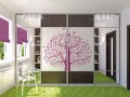 Шкаф-купе для девочек Дерево