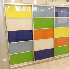 Шкаф-купе для подростка Цветной