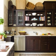 Кухня коричневая Хилари