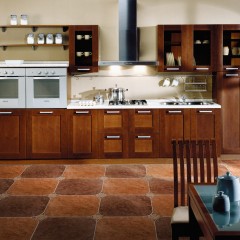 Кухня коричневая Эла