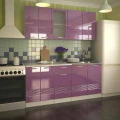 Кухня металлик Сабина