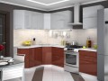 Кухня металлик Дина