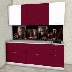 Кухня металлик Нелли